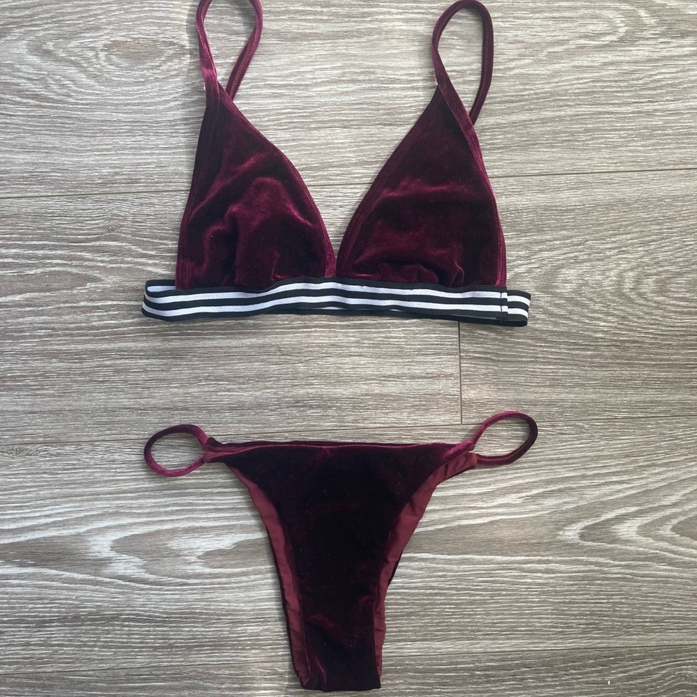 Salty Beach Velvet Bikini